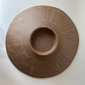 Scribe Pedestal Bowl – Sable