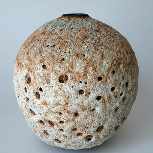 Lava Sphere Vase – Luna (6")