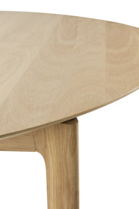 Bok round extendable dining table