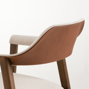 TEN Armchair – Upholstered Back