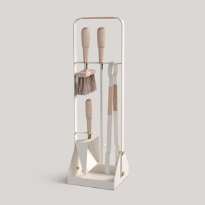 Fireplace Tools Companion Set Emma with Leather - Thumbnail 5