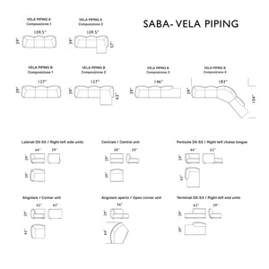 Vela Piping Sectional