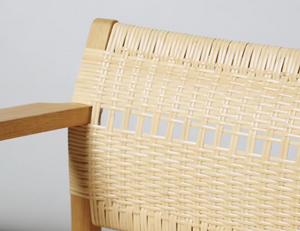 BM62 Armchair – Natural Cane Wicker