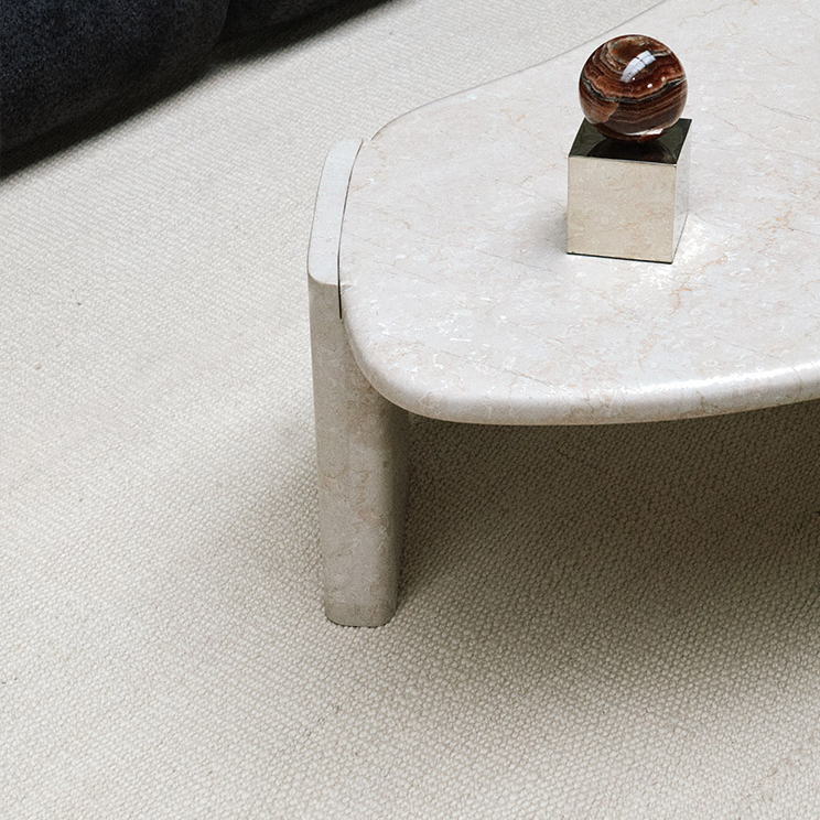 Awanay | Medium Texture Rug – Carded Wool – Prevalent Projects
