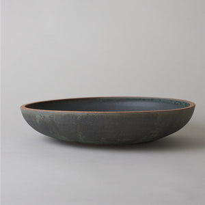 Large Low Ridge Bowl – Lichen