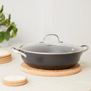 Natural Cork Round Trivet – Large
