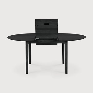Bok round extendable dining table