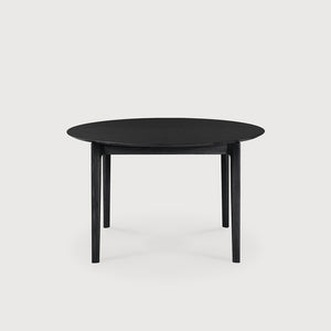 Bok round extendable dining table