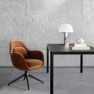 Fredericia Swoon Dining Armchair – Swivel Base – Prevalent Projects