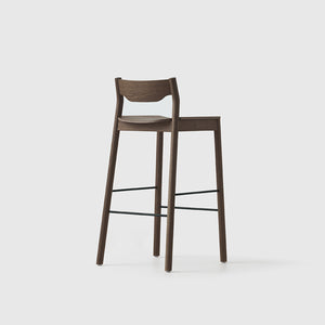 Tangerine Stool with Back