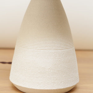 Angle Lamp - Ribbed Chalk